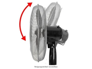 Ventilator cu Picior Oscilant Clatronic VL 3741 S, Telecomanda, Timer 7.5H, 45W 40cm 3 Viteze (Negru)