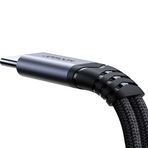 Adaptor Audio 2in1 DAC Joyroom SY-C02 USB-C la USB-C / Mini Mufa 3.5 mm (negru)