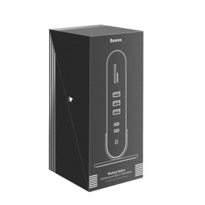 Adaptor Hub Multifunctional USB-C Statie De Lucru 16 Porturi Baseus (Gri inchis) CAHUB-BG0G