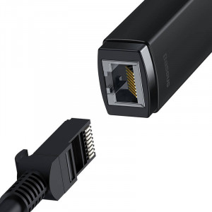 Adaptor Retea Baseus Lite Series USB la RJ45 (negru) WKQX000101