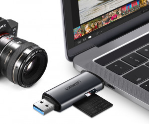 Cititor card SD + microSD UGREEN CM185