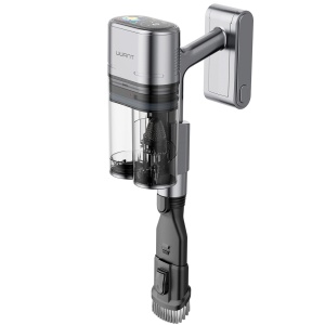 Aspirator Vertical Wireless cu Statie UWANT V100, Putere Aspirare 200AW 50kPa Max 0.45L (Gri)