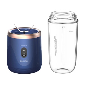 Blender Wireless Electric Deerma 400ml 140W NU06 (Albastru)