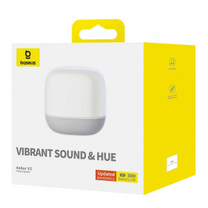 Boxa Portabila Bluetooth Wireless Baseus AeQur V2 1800mAh (alb) 