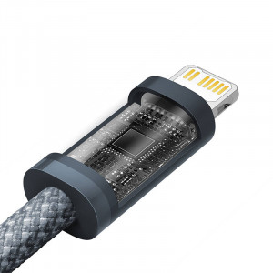 Cablu de date Baseus Dynamic Series USB-C la Lightning, 20W, 2m (gri) CALD000116 - Img 3