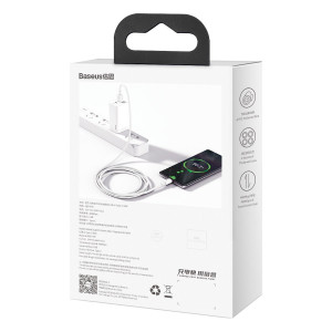 Cablu de date rapid Baseus Superior Series USB la USB-C, 66W, 2 m (alb) CATYS-A02 - Img 10