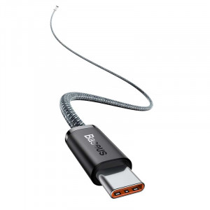 Cablu de date rapid USB-C la USB-C Baseus Dynamic Series, 100W, 1 m (gri) CALD000216 - Img 2