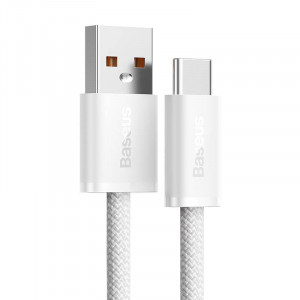 Cablu de date rapid USB la USB-C Baseus Dynamic Series, 100W, 1 m (alb) - Img 5