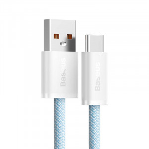Cablu de date rapid USB la USB-C Baseus Dynamic Series, 100W, 1 m (albastru) CALD000603 - Img 5