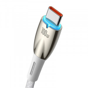 Cablu incarcare rapid USB la USB-C Baseus Glimmer Series 100W