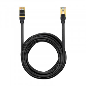 Cablu Internet Baseus Ethernet RJ45 Cat.7, 10Gbps, 15m (Negru) WKJS010801