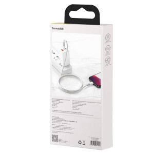 Cablu impletit de inalta densitate Baseus USB-C la Lightning, PD, 20W, 1m (alb) CATLGD-02 - Img 8