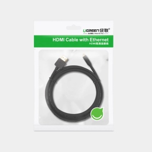 Cablu Video Ethernet Micro HDMI - HDMI 4K 3D UGREEN HD127 60Hz (negru)