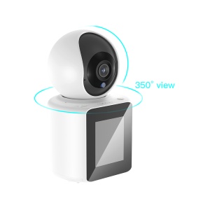Camera Supraveghere Interior XO CR03 340° WiFi, Pentru Apeluri Video 1920x1080 (Alb)