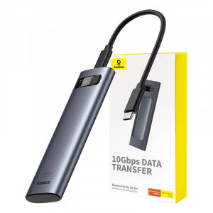 Carcasa Card SSD USB-C Baseus FlyJoy M.2 NVMe / M.2 SATA 10 Gb/s