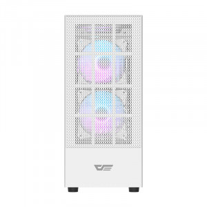 Carcasa computer Darkflash A290 + 3 ventilatoare (alb) - Img 3