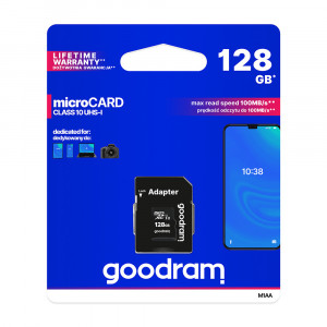 Card de memorie microSDXC 128GB GoodRam