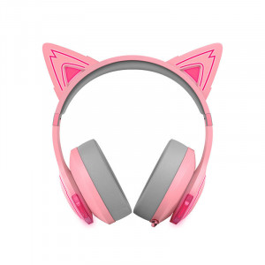Casti Wireless Gaming Over Ear Edifier HECATE G5BT Noise Cancelling ENC (roz)