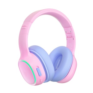 Casti Wireless Bluetooth Copii Over Ear Tronsmart KH03 ANC, Safe (Roz)
