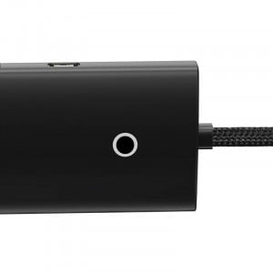 Hub 4in1 seria Baseus Lite USB la 4x USB 3.0, 25 cm (negru) WKQX030001 - Img 3