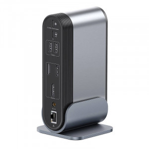 Hub multifunctional Baseus UnionJoy 17 porturi (Gri) B00532304811-00
