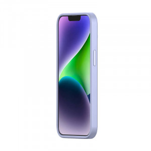 Husa Baseus Liquid Silicagel pentru iPhone 14 Plus (lavanda)+ sticla securizata + kit de curatare ARYT020205 - Img 2