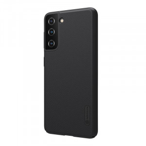 Husa Protectie Samsung Galaxy S21 Nillkin Super Frosted Shield (Negru)