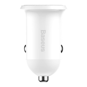 Incarcator auto Baseus Grain Pro 2x USB 4.8A (alb) CCALLP-02 - Img 4