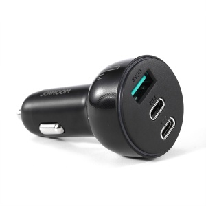 Incarcator Auto Rapid Joyroom JR-CL26 1x USB + 2x USB-C 70W (Negru)