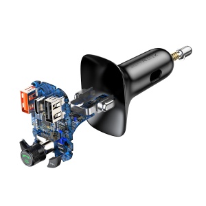 Incarcator Auto Transmitator MP3 Bluetooth Baseus T-Shaped S-13 (negru) CCMT000101