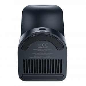 Incarcator cu inducție Qi cu suport Acefast 15W E14 (gri) - Img 2