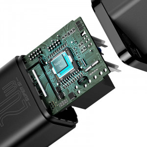 Incarcator rapid USB-C Baseus Super Si 1C 20W (negru) CCSUP-B01 - Img 6