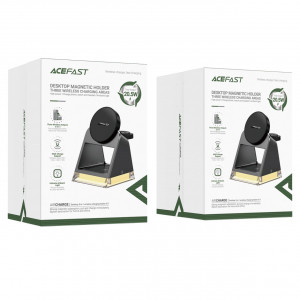 Incarcator Wireless Inductie Suport Birou 3in1 Acefast E17 MagSafe