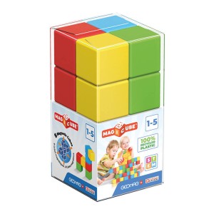 Jocuri Creative Caramizi Magnetice Magicube Color Recycled Crystal 8 Elemente GEOMAG GEO-054