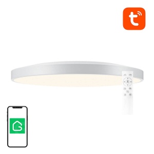 Plafoniera LED Smart WiFi/Bluetooth 32cm 16M RGBCW Gosund LB11 1920lm Tuya + Telecomanda (Alb)