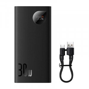 Powerbank Baseus Adaman2 10000mAh, 2xUSB, USB-C, 30W (negru) PPAD040101 - Img 3
