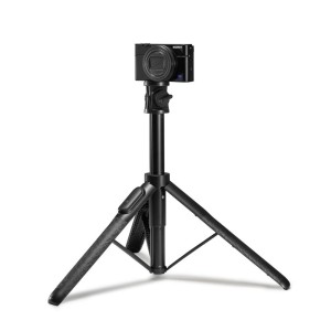 SelfieStick Trepied Telescopic + Telecomanda Bluetooth Spigen S560W negru