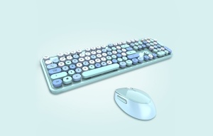 Set tastatura + mouse wireless MOFII Sweet 2.4G (albastru) SMK-623387AG