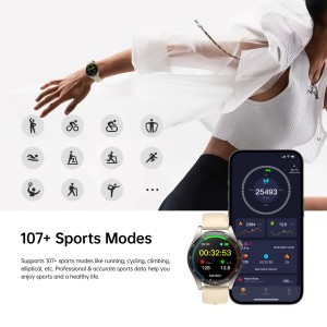 Smartwatch Bluetooth Joyroom JR-FC2 Classic Series IP68 Display 1.32 Inch (Gold)