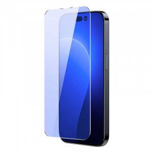 Sticla securizata Baseus Anti-lumina albastra 0.3 mm pentru iPhone 14 Pro (2 buc) SGBL080102 - Img 2
