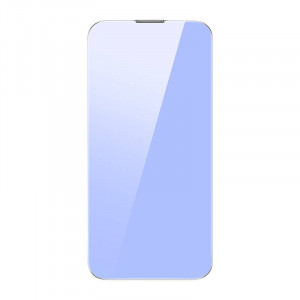 Sticla securizata Baseus Crystal Anti-albastru si rezistenta la praf 0.3 mm pentru iPhone 14 Plus/13 Pro Max (2 buc) SGBL120202 - Img 2