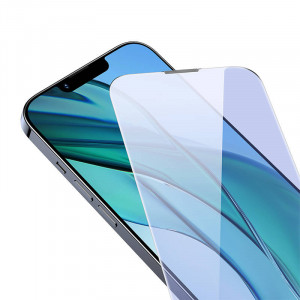 Sticla securizata Baseus Crystal Anti-albastru si rezistenta la praf 0.3 mm pentru iPhone 14 Plus/13 Pro Max (2 buc) SGBL120202 - Img 7