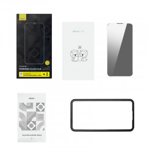 Sticla securizata cu filtru privat 0.4mm pentru iPhone 14 Plus/13 Pro Max Baseus SGKN010602 - Img 6