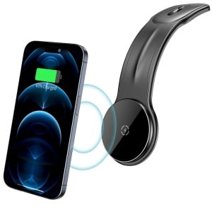 Suport Auto cu Incarcare Wireless Flexibil Acefast D21 MagSafe 15W Pentru Bord (Negru)