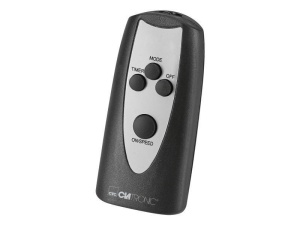 Ventilator cu Picior Oscilant Clatronic VL 3741 S, Telecomanda, Timer 7.5H, 45W 40cm 3 Viteze (Negru)