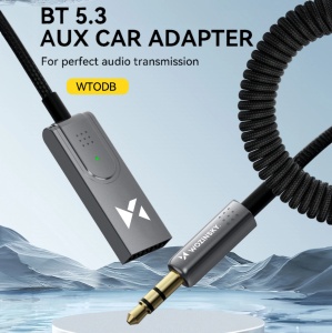 Adaptor Audio Wozinsky WTODB Bluetooth 5.3 / Receptor Audio AUX