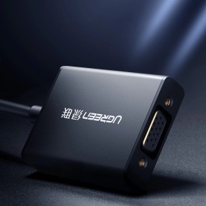 Adaptor Convertor Video HDMI la VGA Cu Audio UGREEN MM102 (negru)