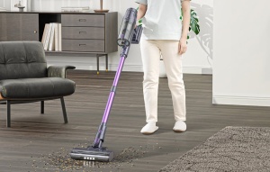 Aspirator Vertical Wireless Lubluelu L7 230W 0.7L Max 30000Pa (Gri)