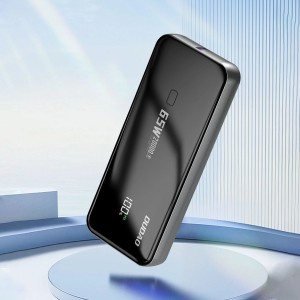 Baterie Externa Powerbank Dudao K65 cu display USB-A / USB-C 20000mAh 65W - Negru