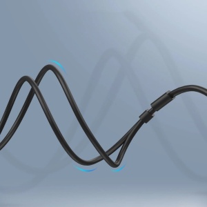 Cablu Audio AUX Splitter Casti + Microfon la Cablu Mini Jack 3.5 mm UGREEN 28 cm, Aluminiu (Negru)
